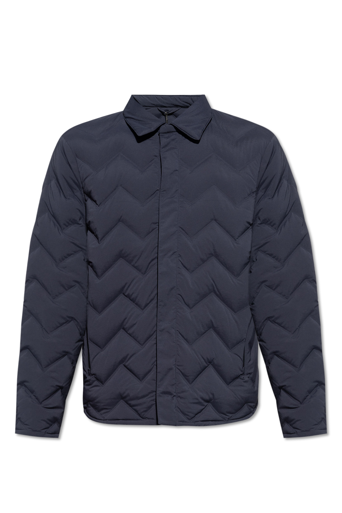 armani collezioni Navy blue Down jacket Emporio Armani